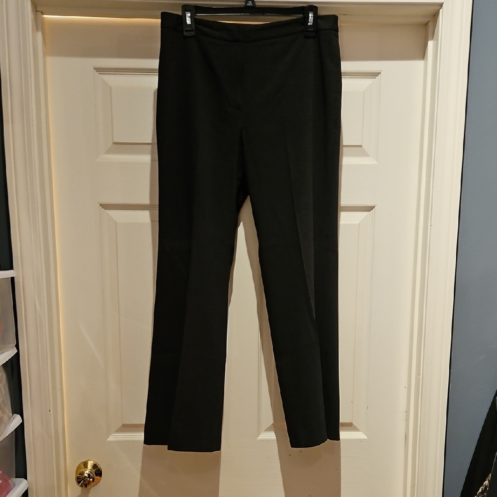 Classic Black Pinstripe Women's Pants